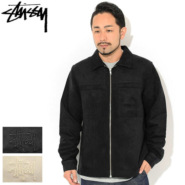 楽天市場】ステューシー STUSSY ジャケット メンズ Micro Suede Work 
