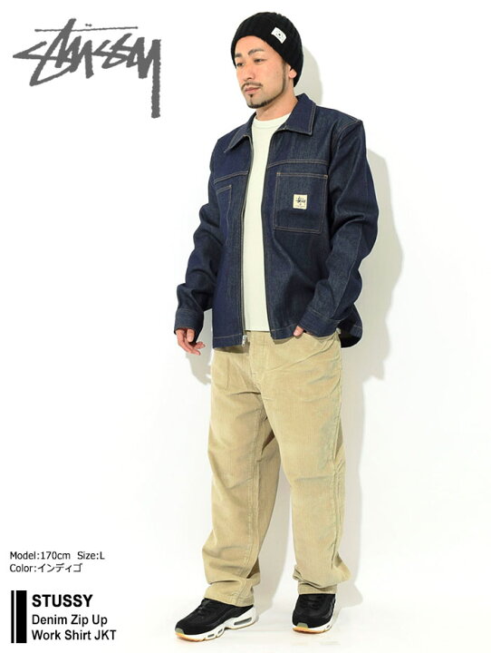 楽天市場】ステューシー STUSSY ジャケット メンズ Denim Zip Up Work 