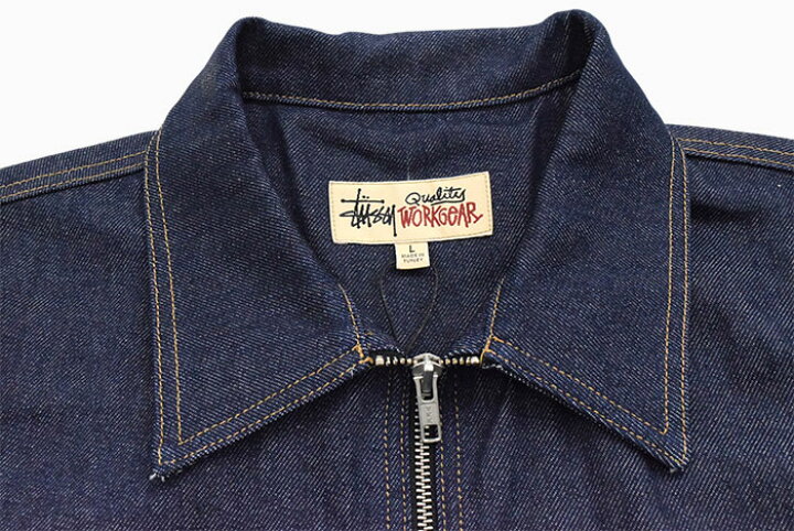 楽天市場】ステューシー STUSSY ジャケット メンズ Denim Zip Up Work 