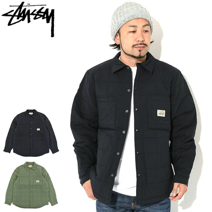 楽天市場】ステューシー STUSSY ジャケット メンズ Quilted Fatigue  