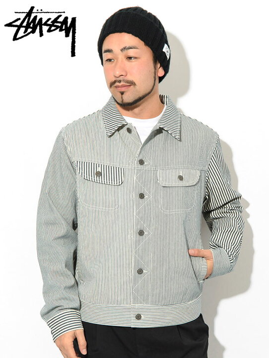 楽天市場】ステューシー STUSSY ジャケット メンズ Mixed Stripe 