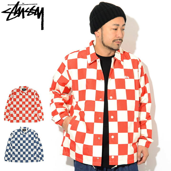 楽天市場】ステューシー STUSSY ジャケット メンズ Checker Coach 