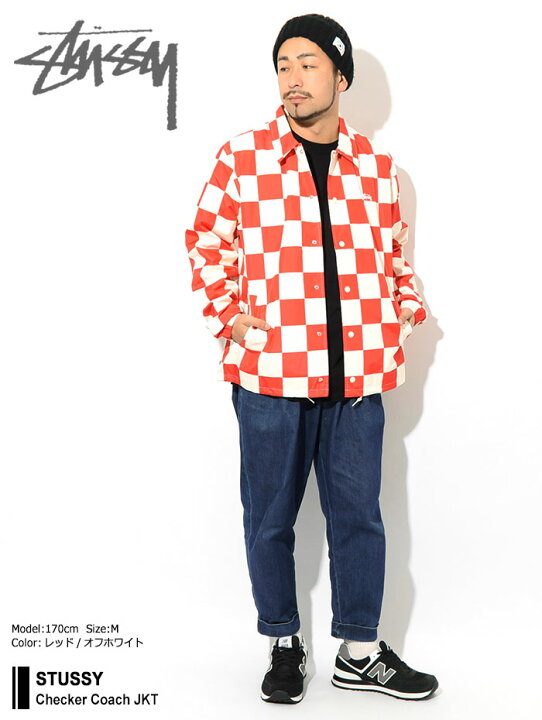 楽天市場】ステューシー STUSSY ジャケット メンズ Checker Coach 