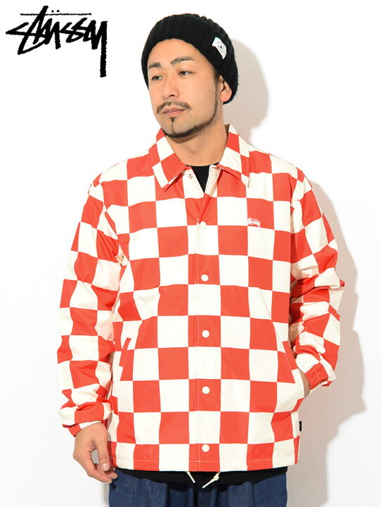 楽天市場】ステューシー STUSSY ジャケット メンズ Checker Coach 