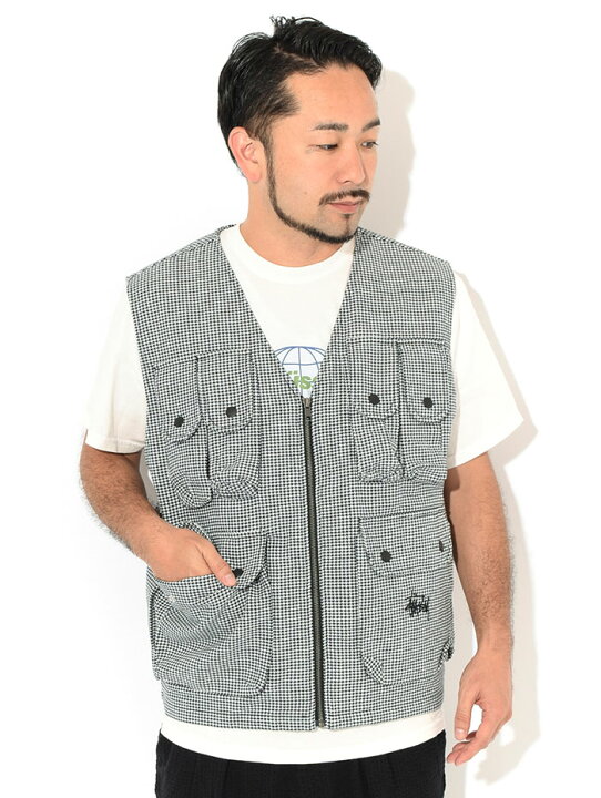 楽天市場】ステューシー STUSSY ジャケット メンズ Houndstooth Work 