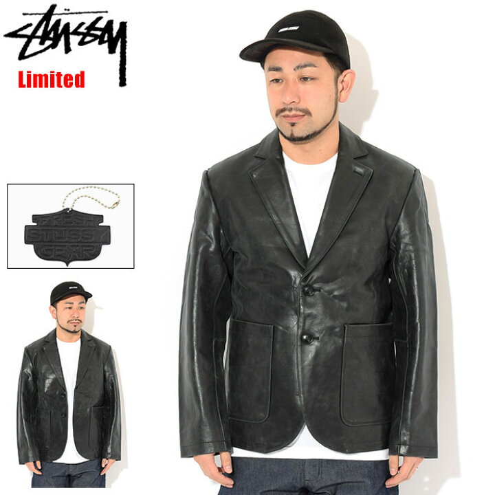 楽天市場】ステューシー STUSSY ジャケット メンズ Leather Sport Coat 
