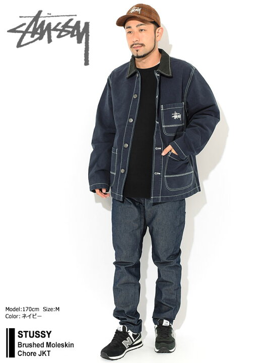 楽天市場】ステューシー STUSSY ジャケット メンズ Brushed Moleskin 