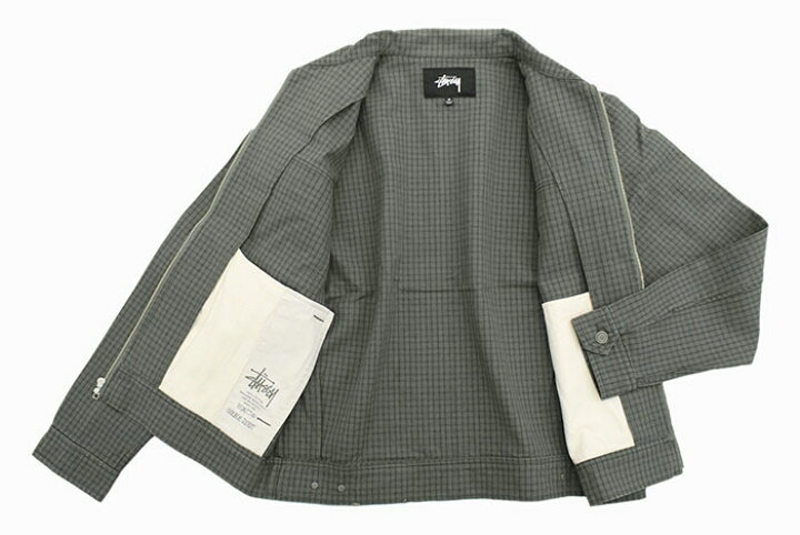 楽天市場】ステューシー STUSSY ジャケット メンズ Check Garage 