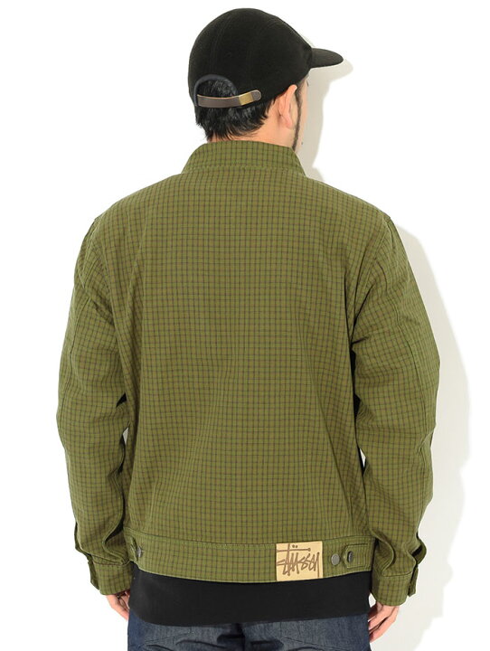 楽天市場】ステューシー STUSSY ジャケット メンズ Check Garage 