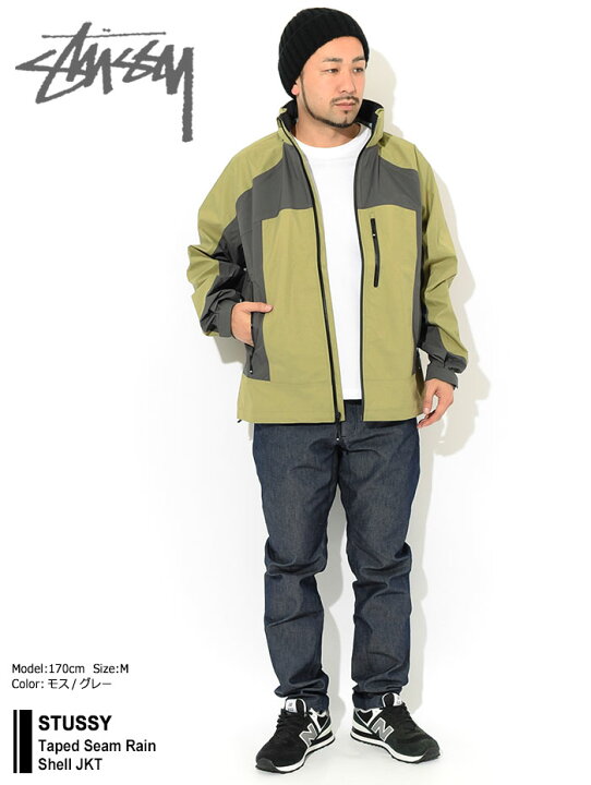 楽天市場】ステューシー STUSSY ジャケット メンズ Taped Seam Rain 