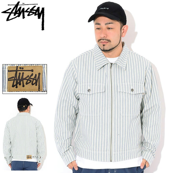 楽天市場】ステューシー STUSSY ジャケット メンズ Stripe Garage  
