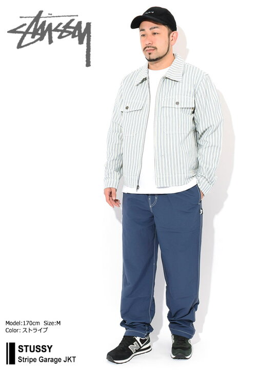 楽天市場】ステューシー STUSSY ジャケット メンズ Stripe Garage  