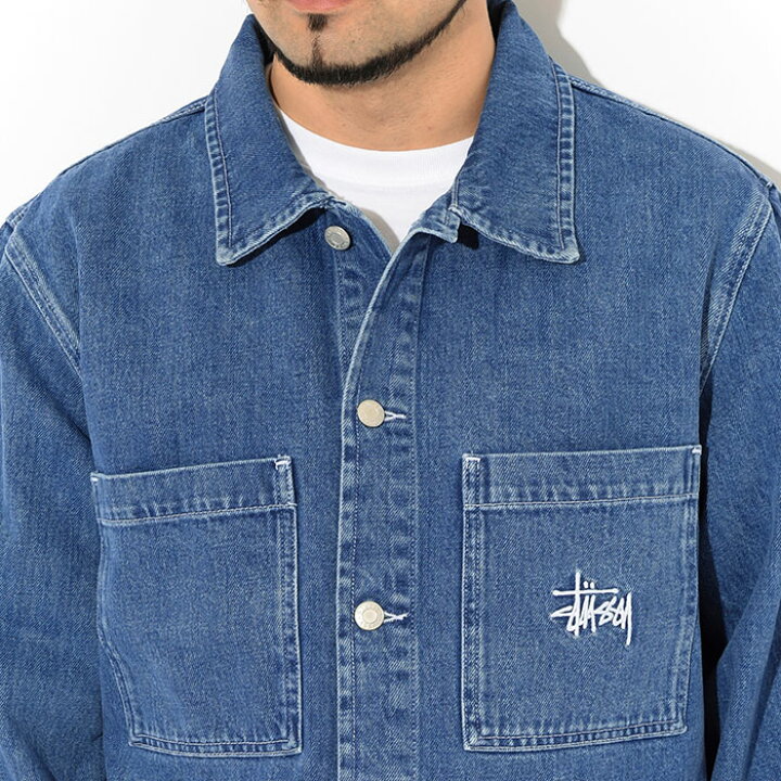 楽天市場】ステューシー STUSSY ジャケット メンズ Denim Chore