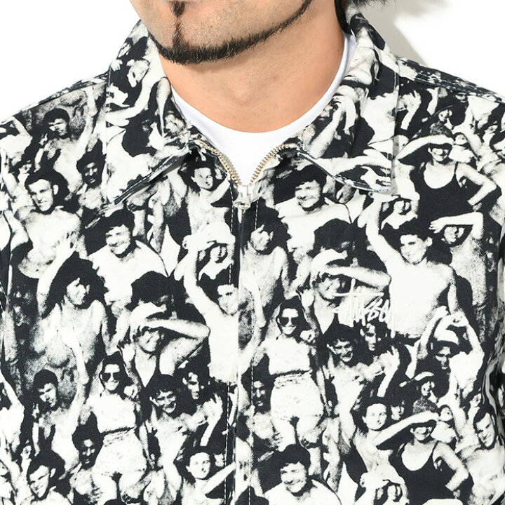 楽天市場】ステューシー STUSSY ジャケット メンズ Beach Mob Bing 