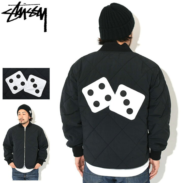 楽天市場】ステューシー STUSSY ジャケット メンズ Dice Quilted Liner 
