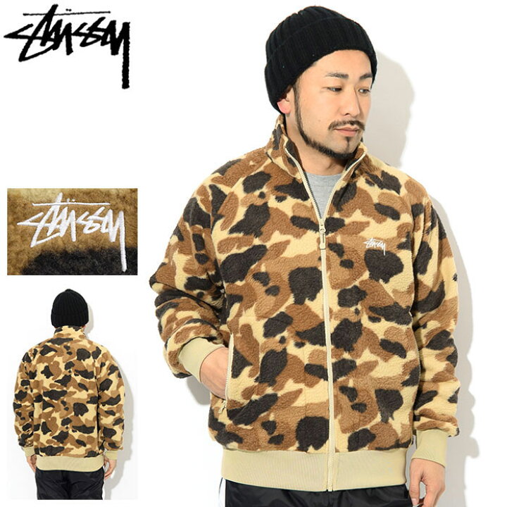 楽天市場】ステューシー STUSSY ジャケット メンズ Camo Fleece  