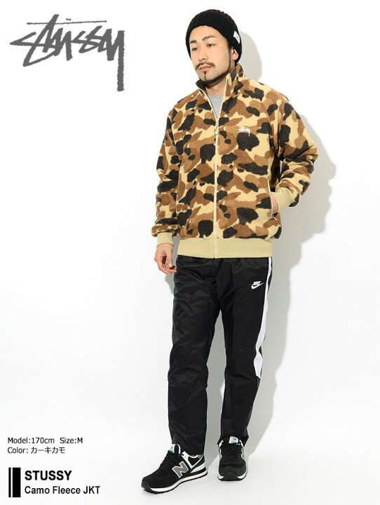 楽天市場】ステューシー STUSSY ジャケット メンズ Camo Fleece  