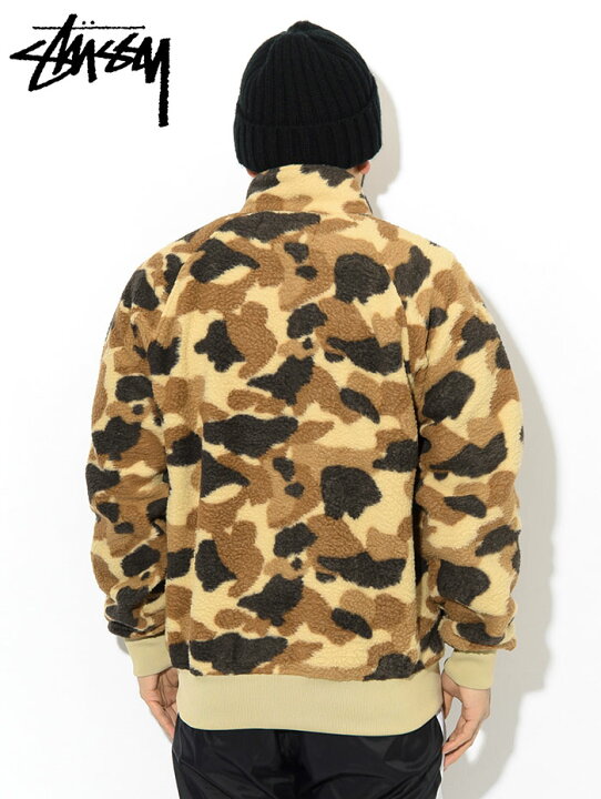 楽天市場】ステューシー STUSSY ジャケット メンズ Camo Fleece 