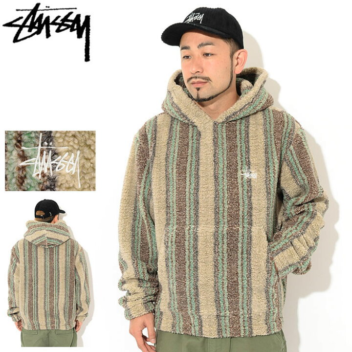 楽天市場】ステューシー STUSSY ジャケット メンズ Stripe Sherpa 