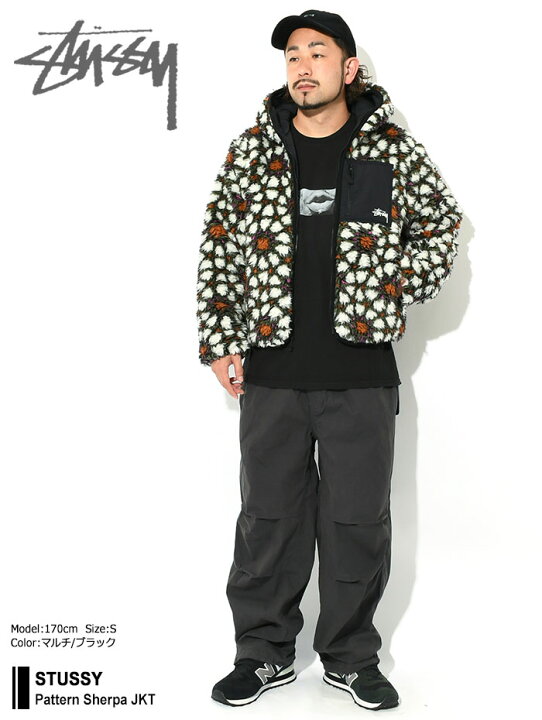 楽天市場】ステューシー STUSSY ジャケット メンズ Pattern Sherpa 