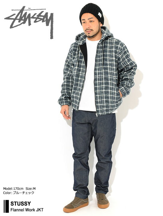 楽天市場】ステューシー STUSSY ジャケット メンズ Flannel Work 
