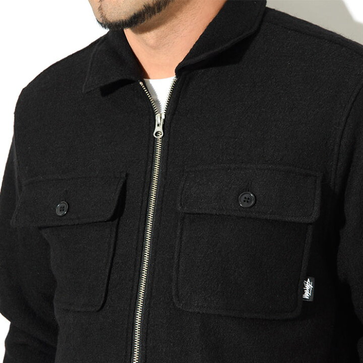 楽天市場】ステューシー STUSSY ジャケット メンズ Patta Boiled Wool 