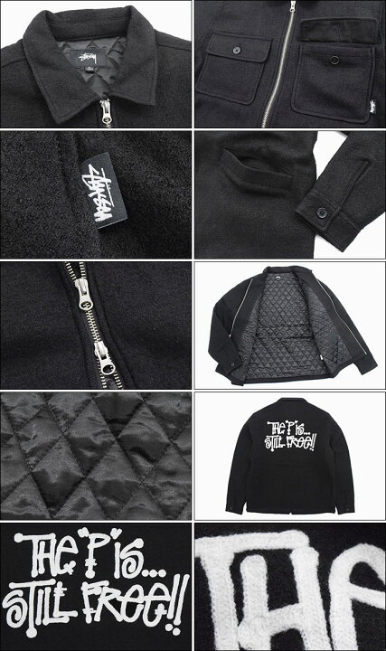 楽天市場】ステューシー STUSSY ジャケット メンズ Patta Boiled Wool 