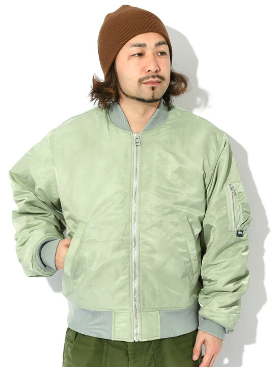 楽天市場】ステューシー STUSSY ジャケット メンズ Dyed Nylon Bomber 