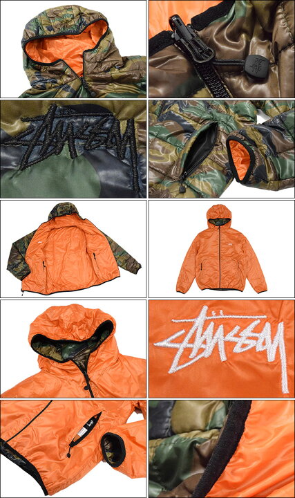 楽天市場】ステューシー STUSSY ジャケット メンズ Reversible Camo 
