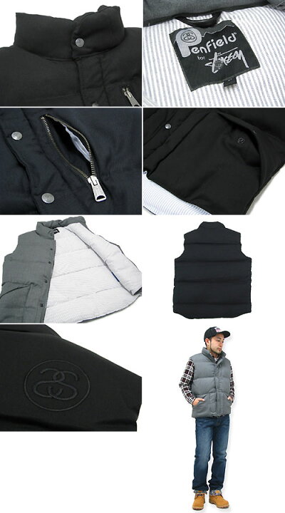 楽天市場】ステューシー STUSSY×Penfield Outback ベスト コラボ 