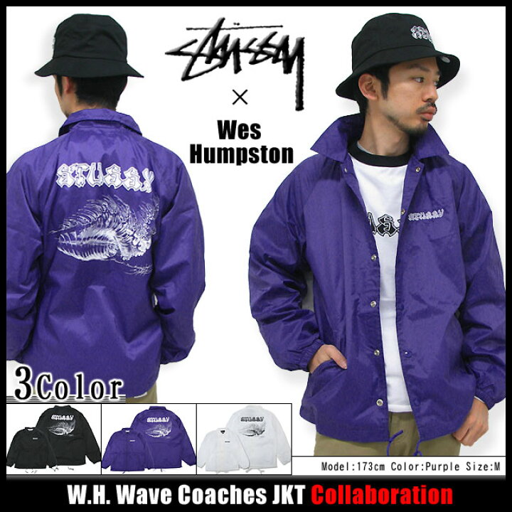楽天市場】ステューシー STUSSY×Wes Humpston W.H. Wave Coaches 