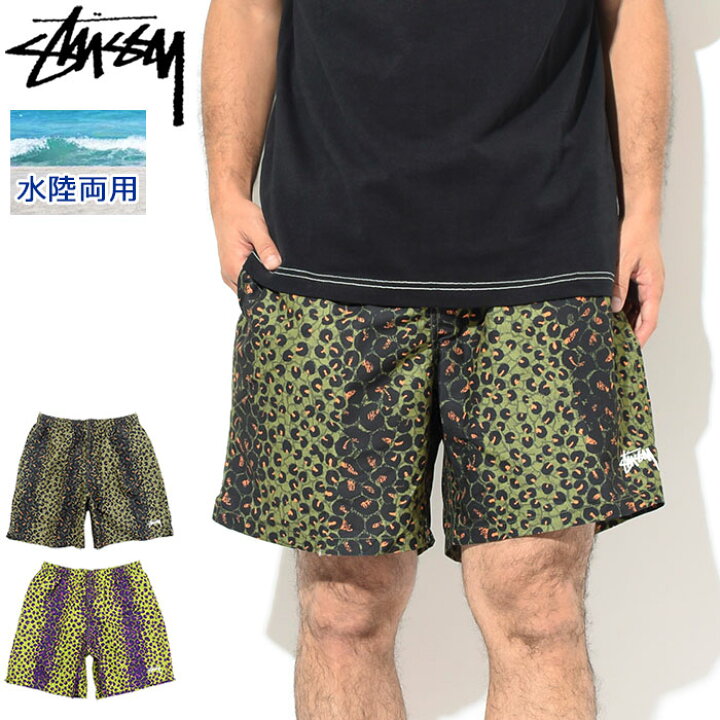 楽天市場】ステューシー STUSSY ハーフパンツ メンズ Leopard Water 