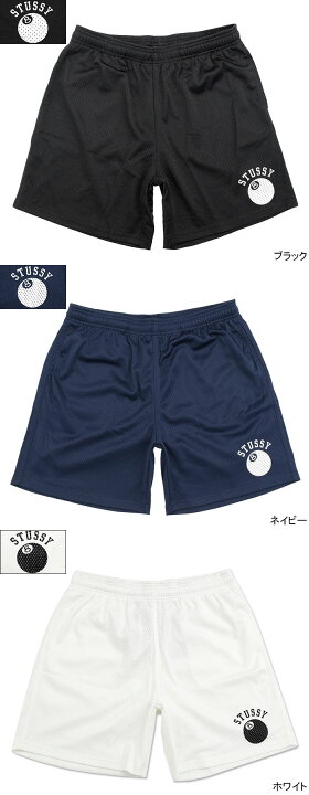 楽天市場】ステューシー STUSSY ハーフパンツ メンズ 8 Ball Mesh 