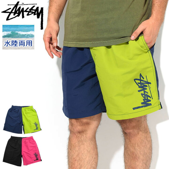 楽天市場】ステューシー STUSSY ハーフパンツ メンズ Panel Water  