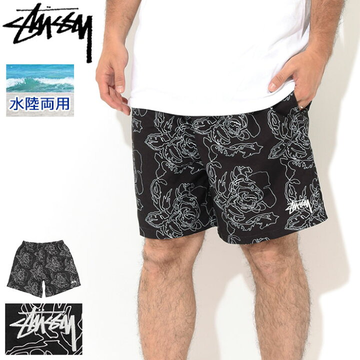 楽天市場】ステューシー STUSSY ハーフパンツ メンズ Roses Water 