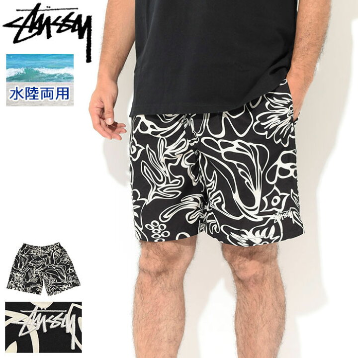 楽天市場】ステューシー STUSSY ハーフパンツ メンズ Wavy Hawaiian 