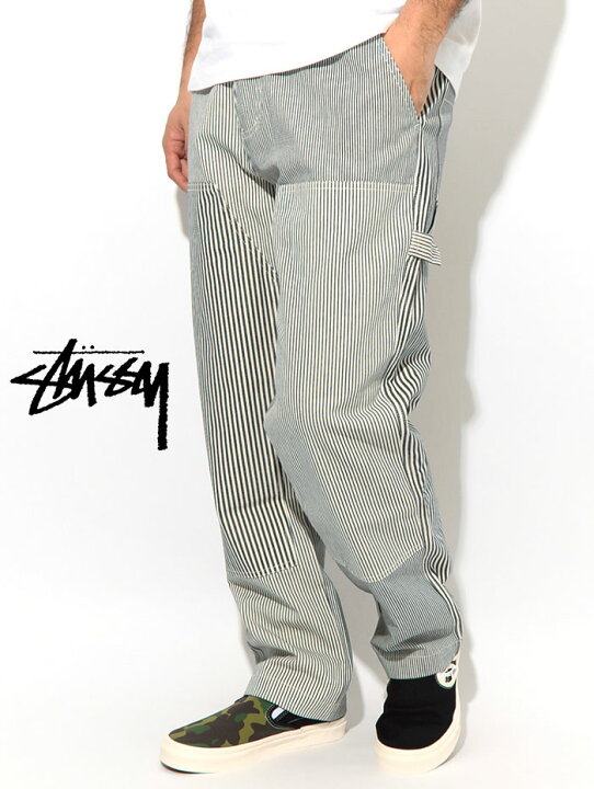楽天市場】ステューシー STUSSY パンツ メンズ Mixed Stripe Work 