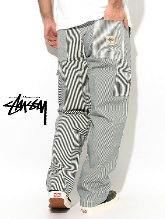 楽天市場】ステューシー STUSSY パンツ メンズ Mixed Stripe Work 