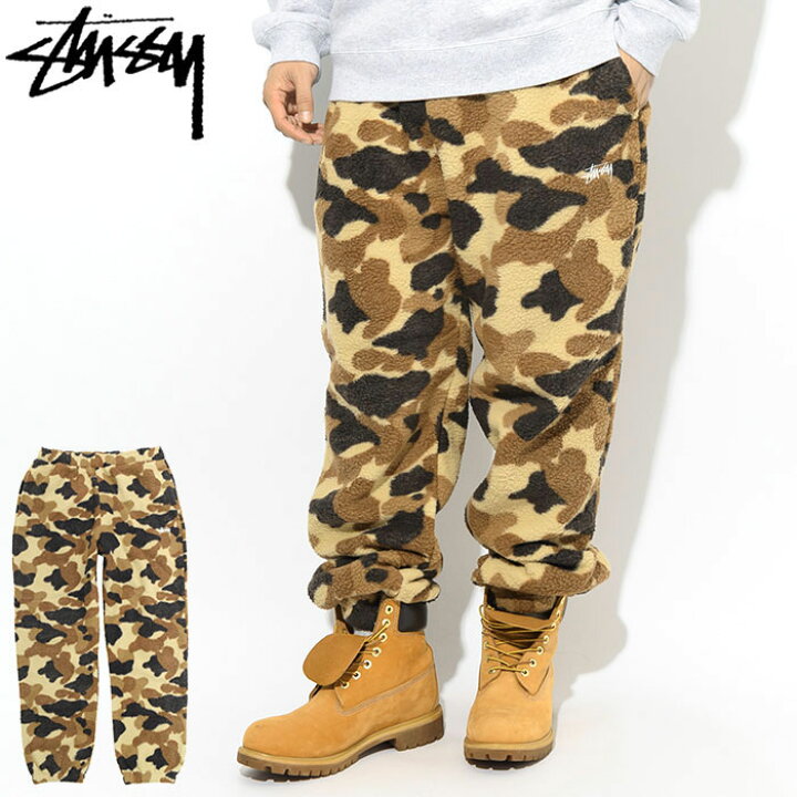 楽天市場】ステューシー STUSSY パンツ メンズ Camo Fleece ( stussy  