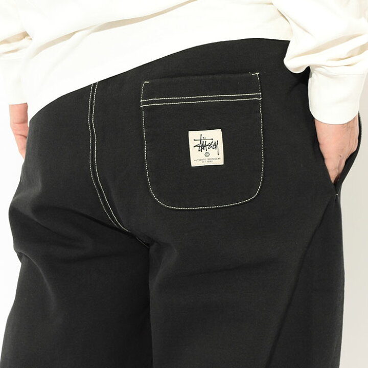 楽天市場】ステューシー STUSSY パンツ メンズ Contrast Stitch Label 