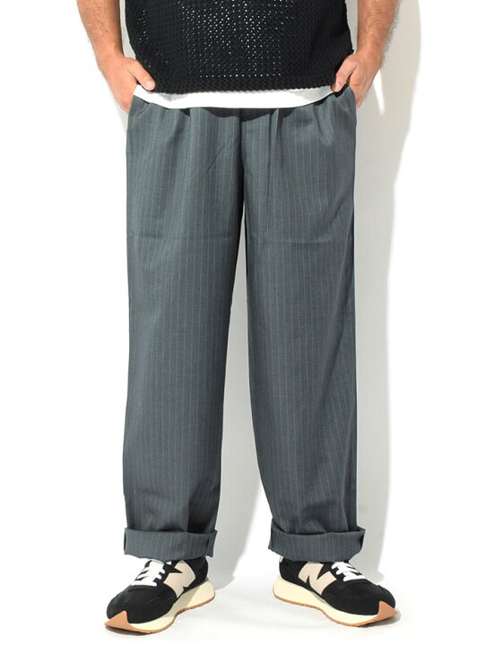 楽天市場】ステューシー STUSSY パンツ メンズ Striped Volume Pleated  