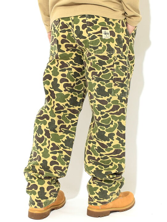 楽天市場】ステューシー STUSSY パンツ メンズ Camo Canvas Work 