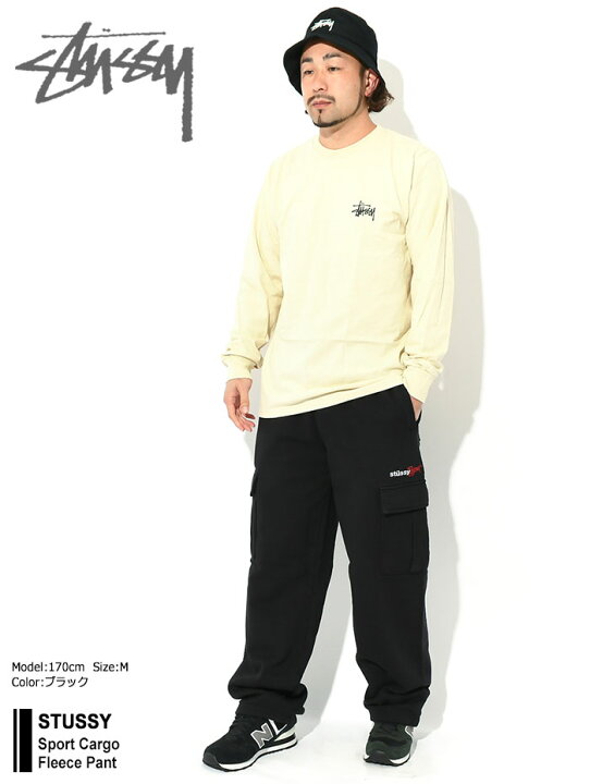 楽天市場】ステューシー STUSSY パンツ メンズ Sport Cargo Fleece 