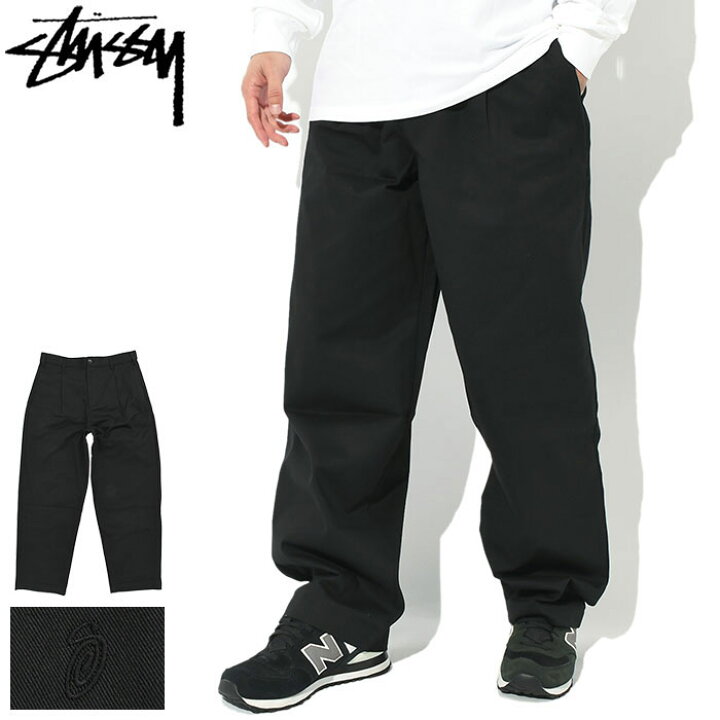 楽天市場】ステューシー STUSSY パンツ メンズ Twill Volume Pleated 