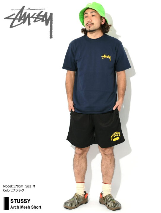 STUSSY ショートパンツ　ハーフパンツ　紫　パープル　古着　美品