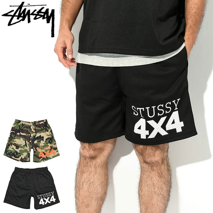 楽天市場】ステューシー STUSSY ハーフパンツ メンズ 4×4 Mesh  