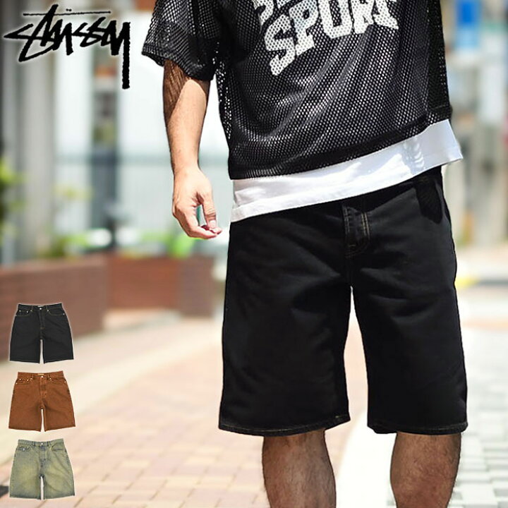 楽天市場】ステューシー STUSSY ハーフパンツ メンズ Big OL Denim 