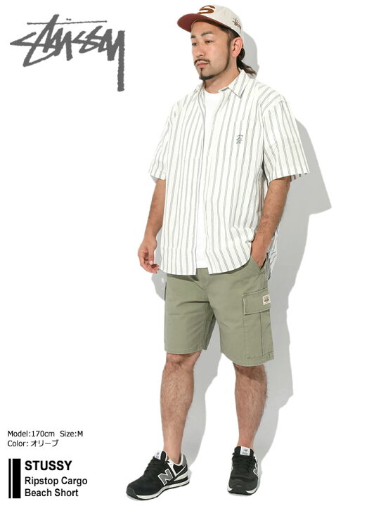 楽天市場】ステューシー STUSSY ハーフパンツ メンズ Ripstop Cargo 