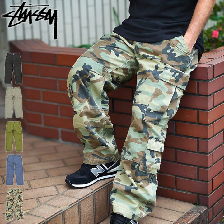 楽天市場】ステューシー STUSSY パンツ メンズ 24SP Ripstop Surplus 
