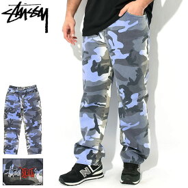 ステューシー STUSSY パンツ メンズ Spray Dye Canvas Big OL ( stussy jean denim pant デニムパンツ ジーンズ ジーパン Gパン ビッグ ボトムス メンズ 男性用 116640 USAモデル 正規 品 ストゥーシー スチューシー ) ice field icefield